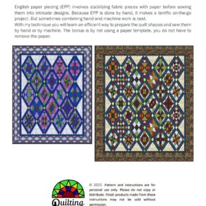 Diamonds English Paper Piecing Booklet