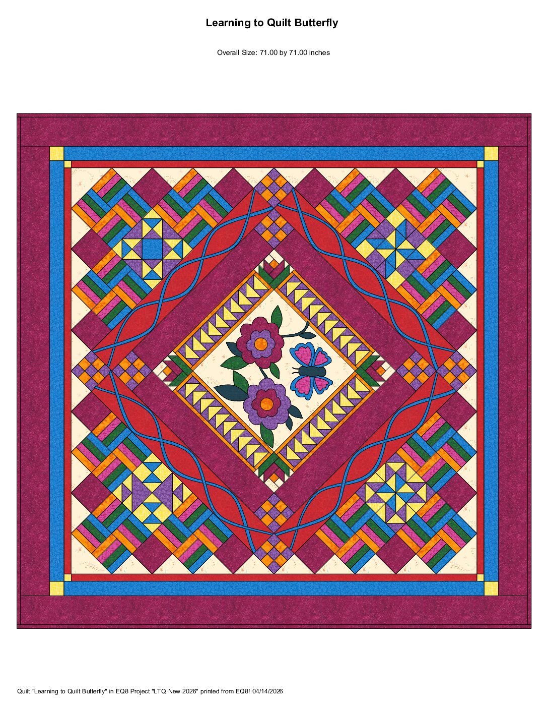 Dancing Dutch Tulips – Learning to Quilt