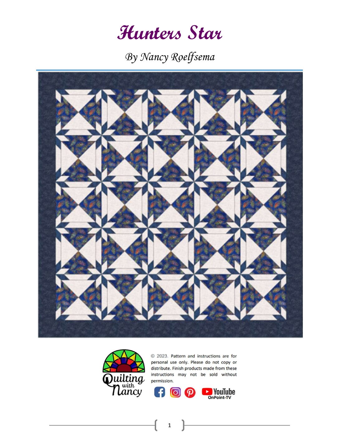 Hunters Star - E-pattern